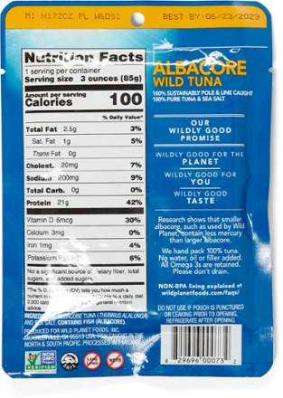 Wild Planet Albacore Wild Tuna - 1 Serving 1