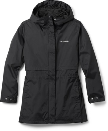 columbia women's plus shine struck ii waterproof mid rain jacket