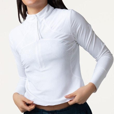 Nani Swimwear Cropped Half-Zip Rashguard - Women's 1