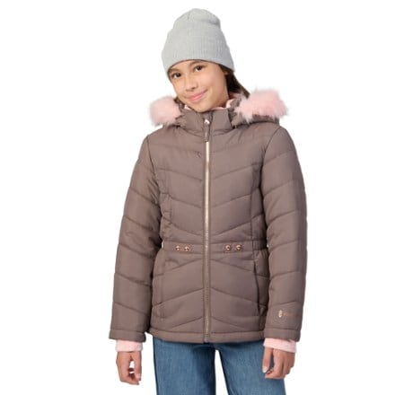 Free Country Bib Insulated Puffer Jacket - Girls' 0