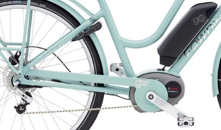 Bosch performance system with 250W mid-frame motor and Shimano Nexus 8-speed internal gear hub (Mine