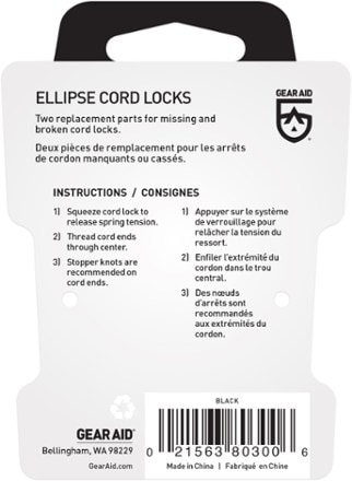 Gear Aid Ellipse Toggle Cord Locks 2