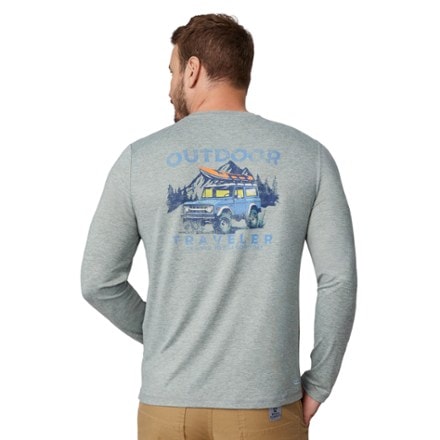 Free Country Long-Sleeve Back Graphic Crew Shirt - Men's 1