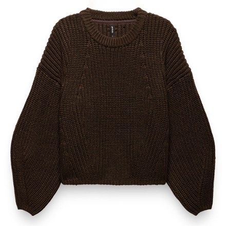 prAna Women's Sunday River Crewneck Sweater  Brown XS