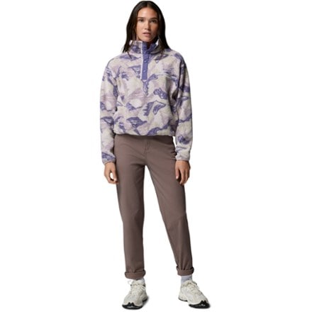 Columbia Helvetia II Cropped Half-Snap Fleece Pullover - Women's 2
