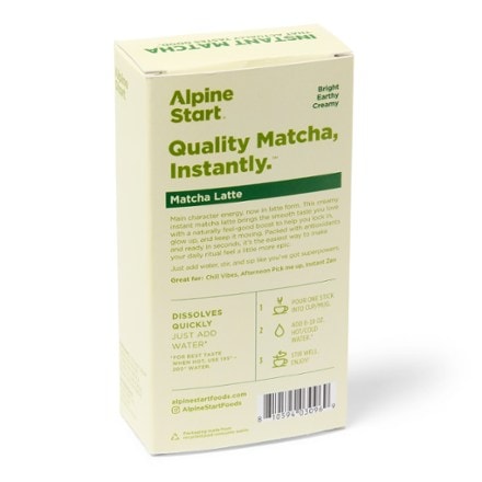 Alpine Start Instant Matcha Latte - Package of 5 1