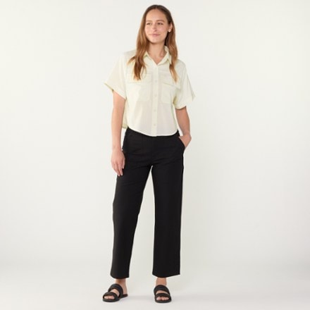 Roark Bless Up Cropped Button-Up Shirt - Women's 3