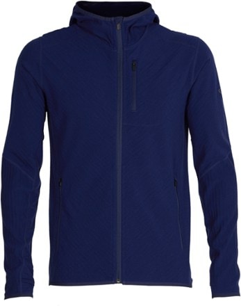 Icebreaker Descender Long-Sleeve Zip Fleece Hoodie - Men's 0