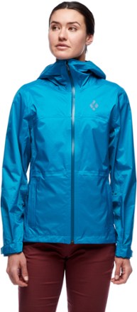 Black Diamond TreeLine Stretch Shell Rain Jacket - Women's 1