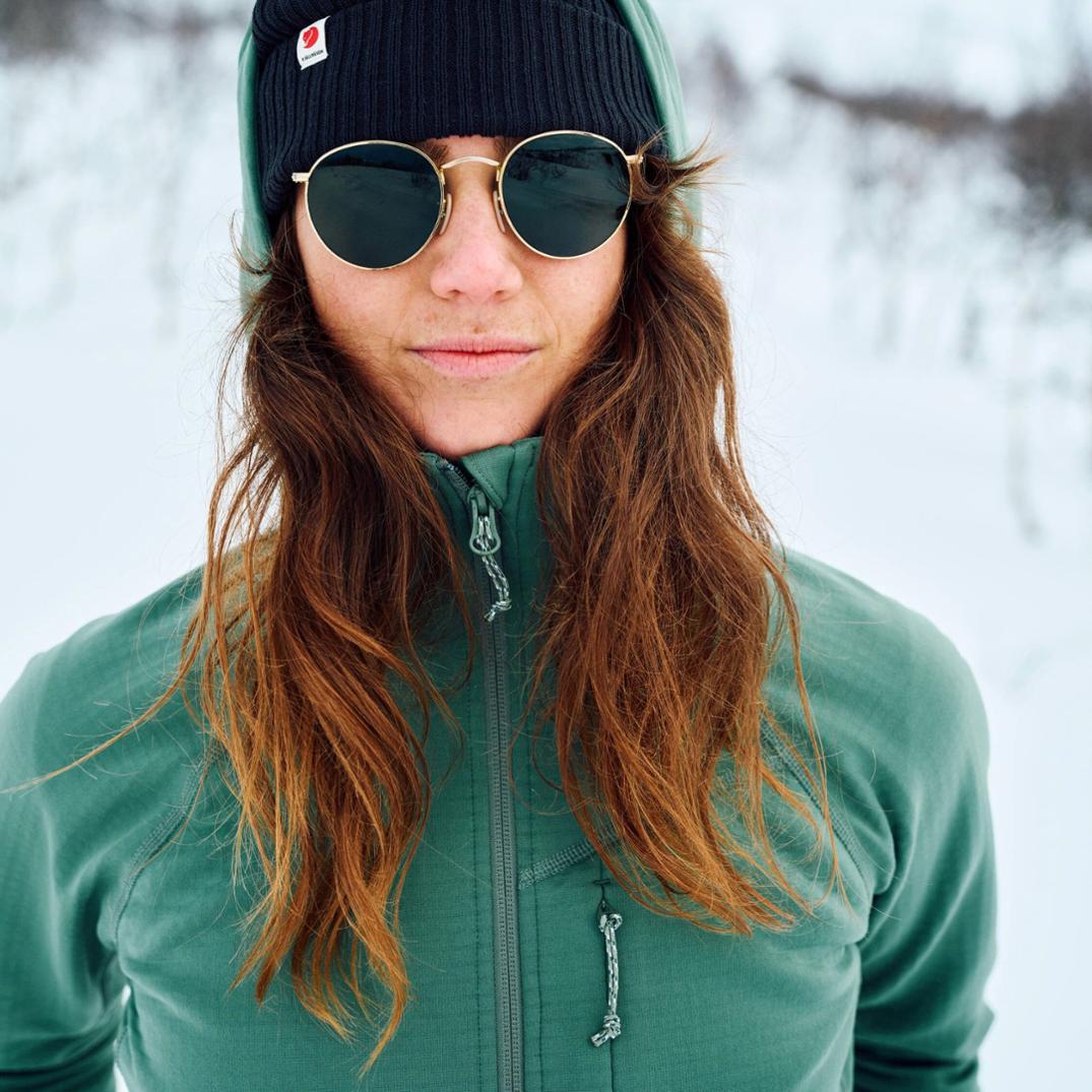 Location Image for Abisko Grid Fleece Hoodie - Women's