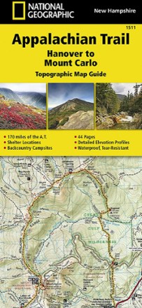 National Geographic Appalachian Trail: Hanover to Mount Carlo Topographic Map Guide 0