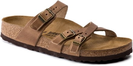 Birkenstock Franca Soft Footbed Sandcastle Nubuck Women's Sandals