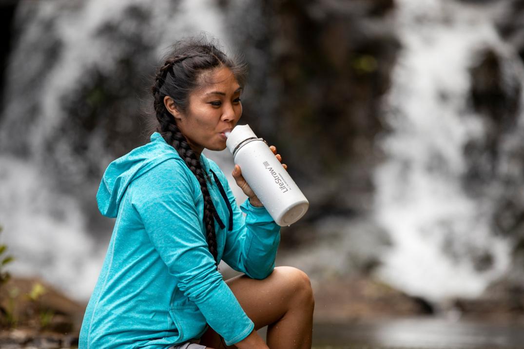 Location Image for Go Stainless-Steel Water Filter Bottle - 24 fl. oz.