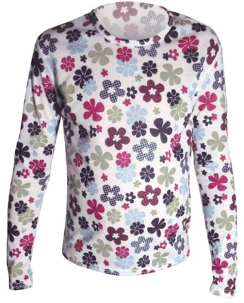 Hot Chillys Originals Print Base Layer Crew - Kids' 0