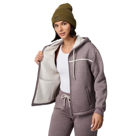 Free Country Luxe+ Zip-Up Sherpa Fleece Lined Jacket - Women's 3