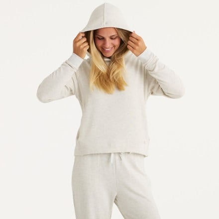 Free Fly Lightweight Fleece Cropped Hoodie - Women's 1