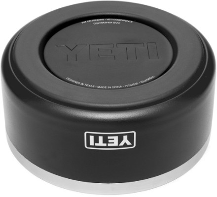YETI Boomer 4 Dog Bowl Bottom view (Black)