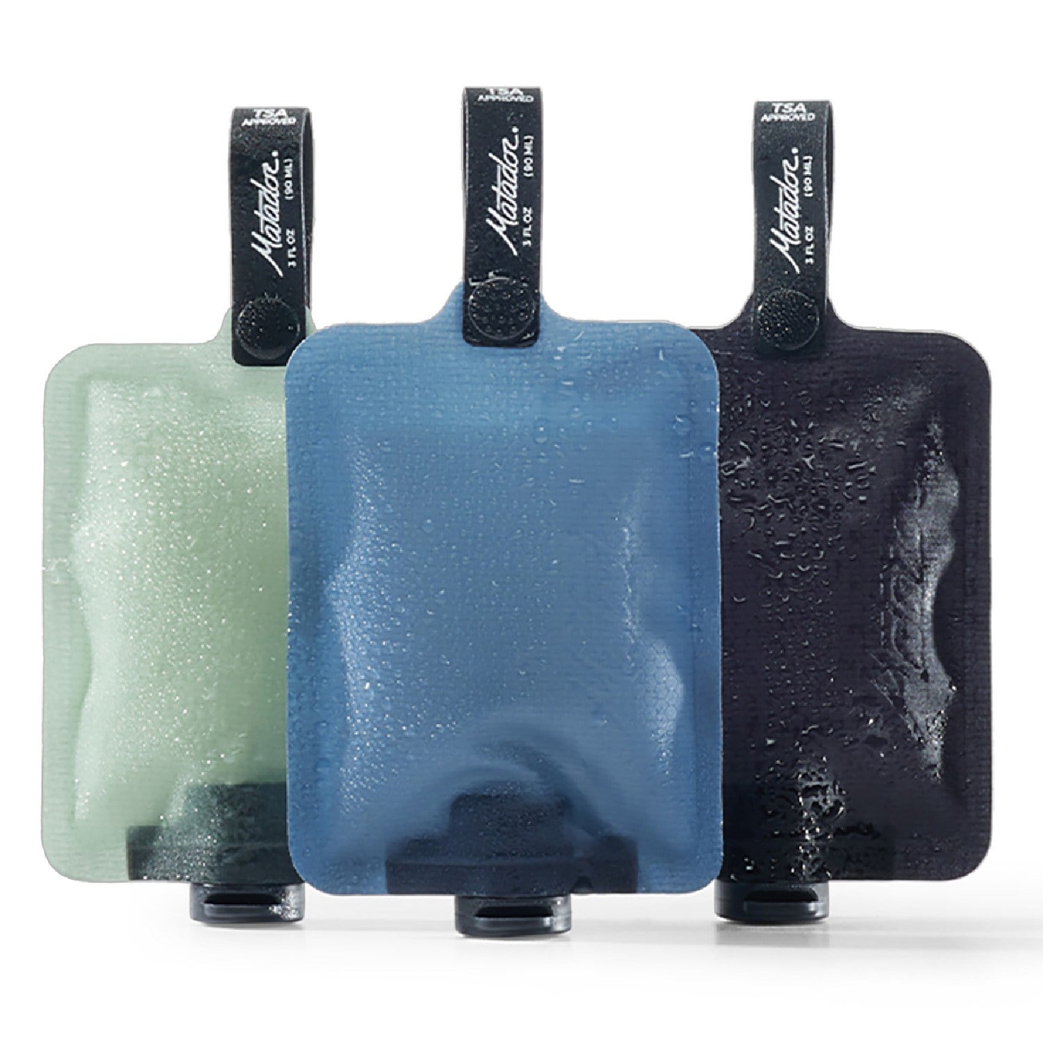 FlatPak Toiletry Bottles - Package of 3