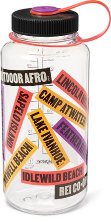 Outdoor Afro + REI Co-op Nalgene Sustain Graphic Wide-Mouth Water Bottle - 32 fl. oz. 1