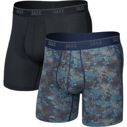 Saxx Quest Quick-Dry Boxer Briefs - Men's - Package of 2 0