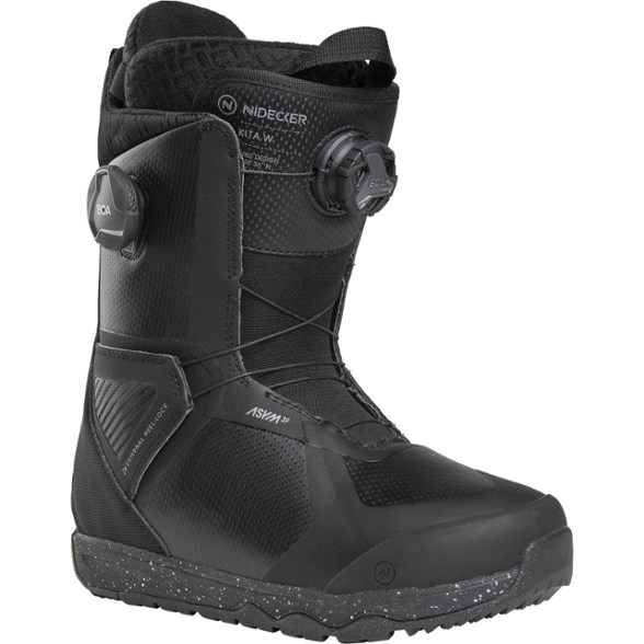 nidecker snowboard boots the good ride Cascade BOA Men's Boots, Black, 10 They used BOA TX3 textile laces to drop even more weight Nidecker Rift Snowboard Boot Review