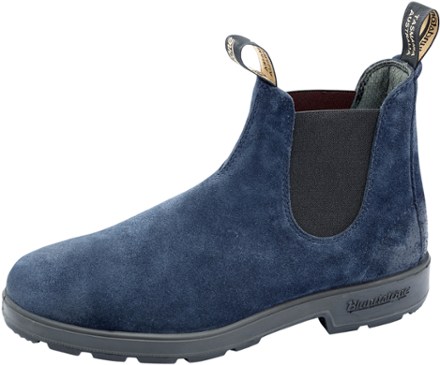 blundstone suede chelsea boots