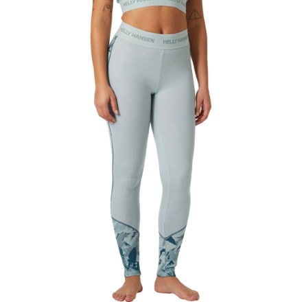 Helly Hansen LIFA Merino Midweight Graphic Base Layer Pants - Women's 1