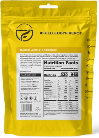 Firepot Baked Apple Porridge - 2 Servings 1