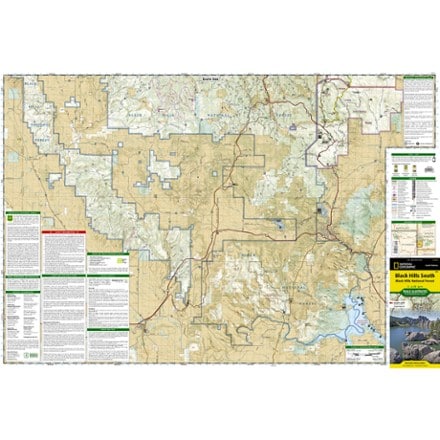 National Geographic Black Hills Southeast Topographic Map 1
