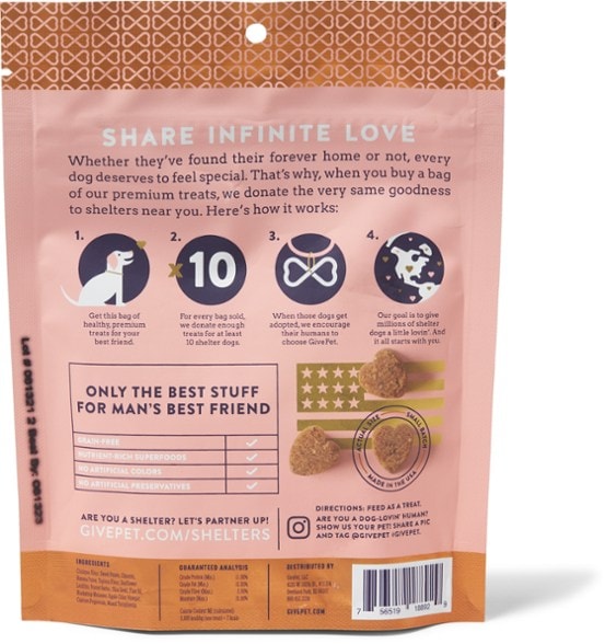 Back view (Peanut Butter, Banana & C)