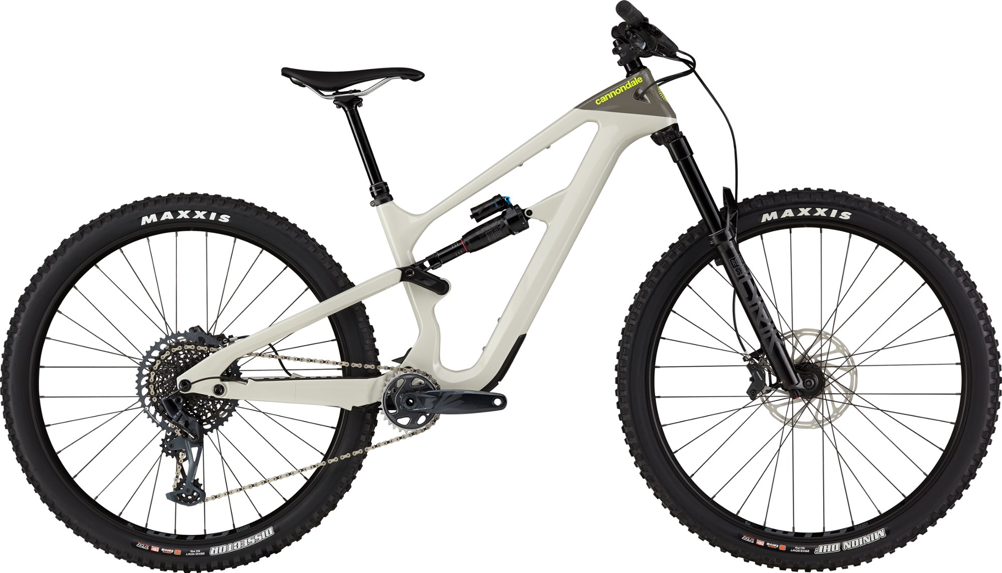 beige cannondale mountain bike