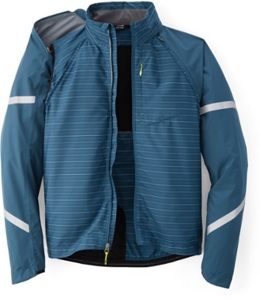 Convertible Bike Jacket Men s Mineral Water XXL
