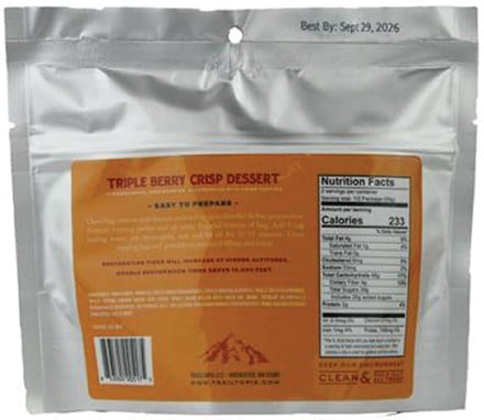 Trailtopia Triple Berry Crisp - 2 Servings 1