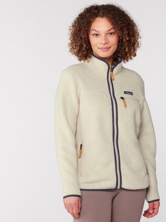 Retro pile jacket womens Clearance
