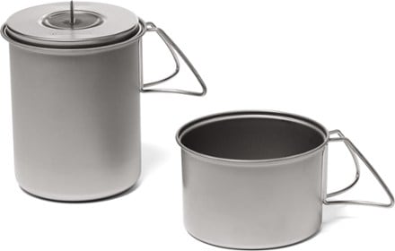 Snow Peak Titanium Mini Solo Cookset 1