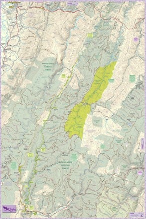 Purple Lizard Maps Elkins Otter Creek Map - 2nd Edition 4