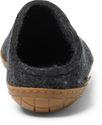 Model BR Slip-On Slippers - Men's [Back view (Charcoal)]