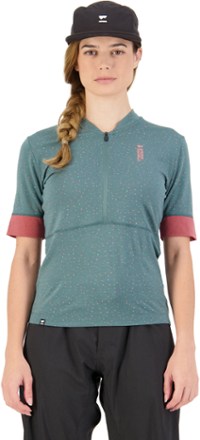Mons Royale Cadence Merino Air-Con Half-Zip Bike Jersey - Women's 1