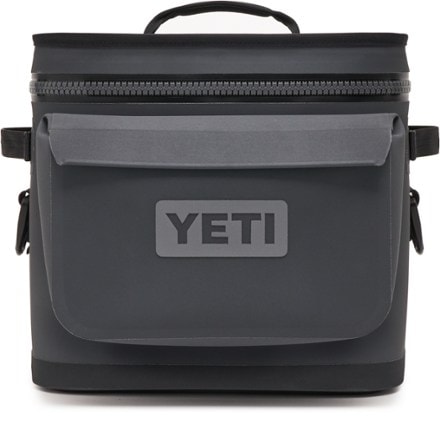 YETI Hopper Flip 12 Soft Cooler Shown with Sidekick (not included) (Charcoal)