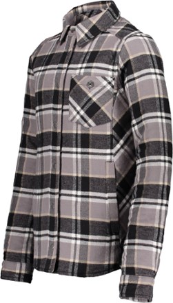 Obermeyer Avery Flannel Insulated Shirt Jacket - Berm Plaid - Girls' 4
