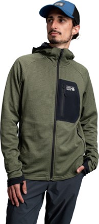 Mountain Hardwear Polartec Power Grid Full-Zip Fleece Hoodie