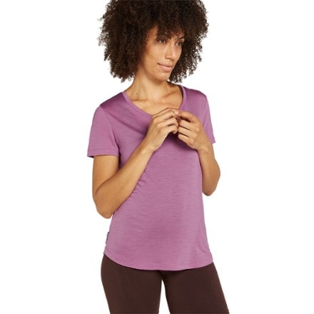 Icebreaker Merino Blend 125 Cool-Lite Sphere Scoop T-Shirt - Women's 0