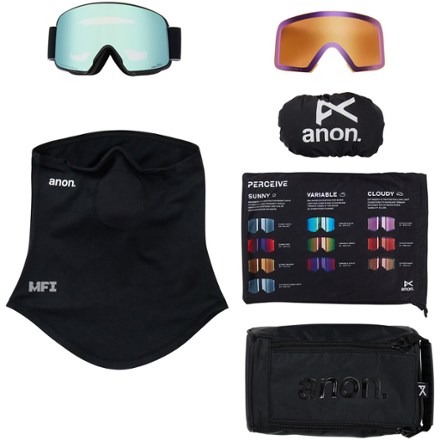 Anon M6 Snow Goggles with MFI Face Mask 8