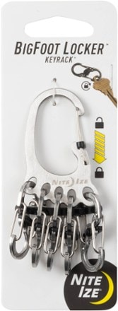 Nite Ize BigFoot Locker KeyRack Keychain 0