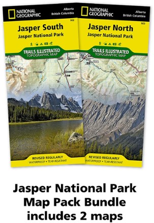 National Geographic Jasper National Park Map Pack 1