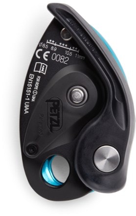 Petzl GRIGRI Belay Device Back view (Green)