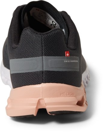 On Cloudflow Road-Running Shoes - Women's Back view (Rock/Rose)