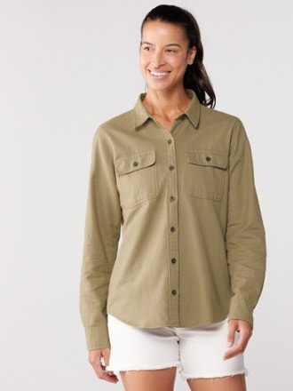 Patagonia Long-Sleeve Midweight Fjord Flannel Shirt - Women's 1