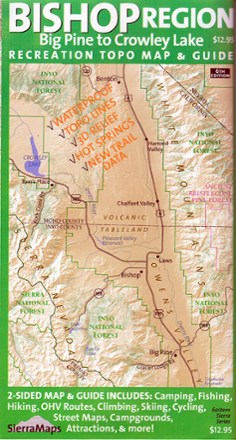 Sierra Bishop Region Recreation Topo Map and Guide - 6th Edition 0