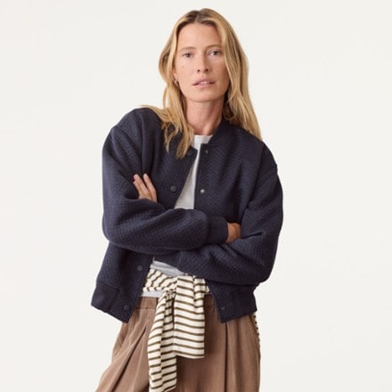 Marine Layer Corbet Quilted Bomber Jacket - Women's 0